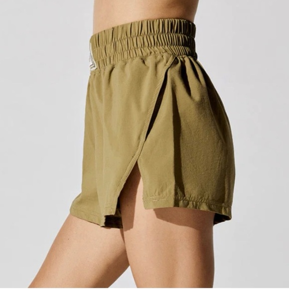 Free People Olive Green Women's Shorts - Picture 2 of 7
